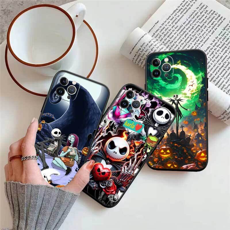 Nightmare Before Christmas Shockproof Phone Case for iPhone 6 6s 7 8 11 12 13 14 15 16 17 16E XS Pro Max XR X SE Air