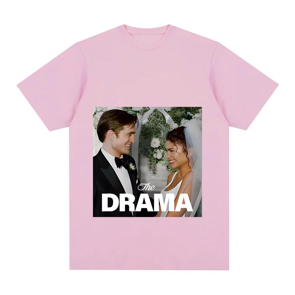 

The Drama TShirt Roupas Femininas pure Cotton Camisetas Fashion Casual Oneck Tshirt Graphic Printing Ropa Mujer Top Streetwear 4XL