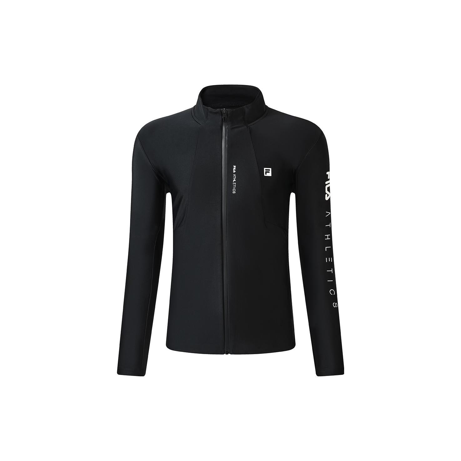 FILA Куртки Мужские Pitch Black С воротником-стойкой Умеренные Другое A11M331501A-BK M