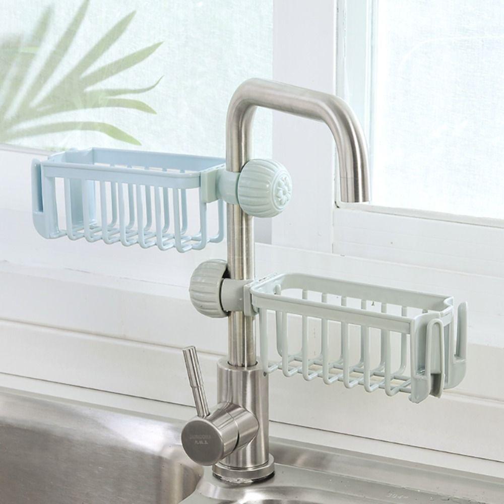 Kitchen Bathroom Accessories Towel Soap Shelf Faucet Holder Faucet Storage Rack Sponge Bracket