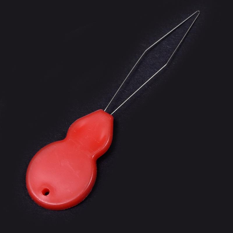 

Colorful Plastic Gourd Needle Threader for Sewing Machines & DIY Cross Stitch Standard 0.43g червоний