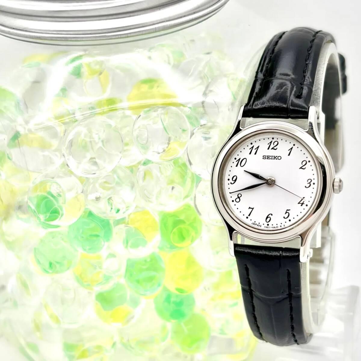 [Good Condition/New Battery] SEIKO Seiko Ladies Watch Silver 1N01-HZC0 550073 New Belt