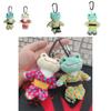 Cute Kimono Smiling Big Eyes Frog Plush Toy Keychain Pendant For Backpack Decor