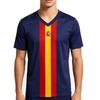 Spanje Spain Voetbal T-shirt Jersey Unisex Streetwear Zomer V-hals Mode Design Print T-shirt Korte Mouw Casual T-shirts Unisex