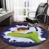 Customizable Good Dinosaur1 Round Non-Slip Carpet - Ideal for Garden, Picnic, Office, Perfect for Decoration, Suitable For All Seasons