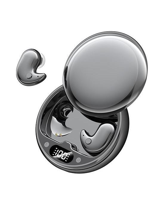 VAORLO Schmerzfreier Schlaf, kabellose In-Ear-Kopfhörer, geringe Latenz, Rauschunterdrückung, Headset mit HD-Mikrofon, Stereo-Musikkopfhörer für alle Smartphones