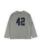 Ialtial 42 Ls T-Shirt Melange Gray