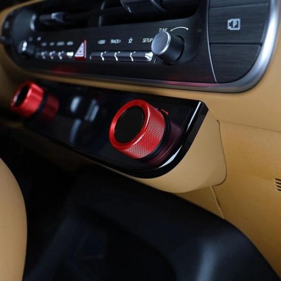 Aluminum Air Condition Switch Control Knob Cover Trim for Hyundai Palisade 2026