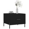 VidaXL Coffee Tables 2 Pcs Black 50x50x40 Cm Engineered Wood 829415
