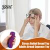 Stress Relief Gadget 3D Printed Spiky Fidget Toy with Ball Chain Gripper Sensory Portable Spinner & Clicker Travel Massage Stick Pain Stimming Tool