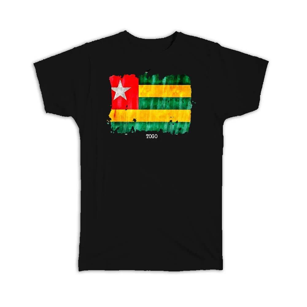 

Gift T-Shirt : Togo Flag Africa Travel Expat Country Watercolor 2XL