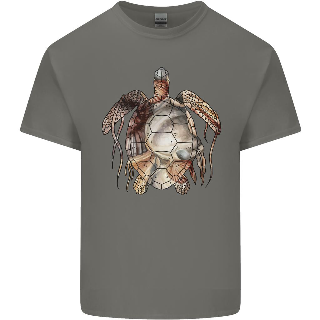 Turtle Art Unisexs Light Cotton TShirt