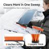 27'' Snow Brush And Ice Scrapers For Car Windshield [One-Wipe Clean] Detachable Snow Brush For Car With Ergonomic Foam Grip For Cars, Trucks, SUVs
