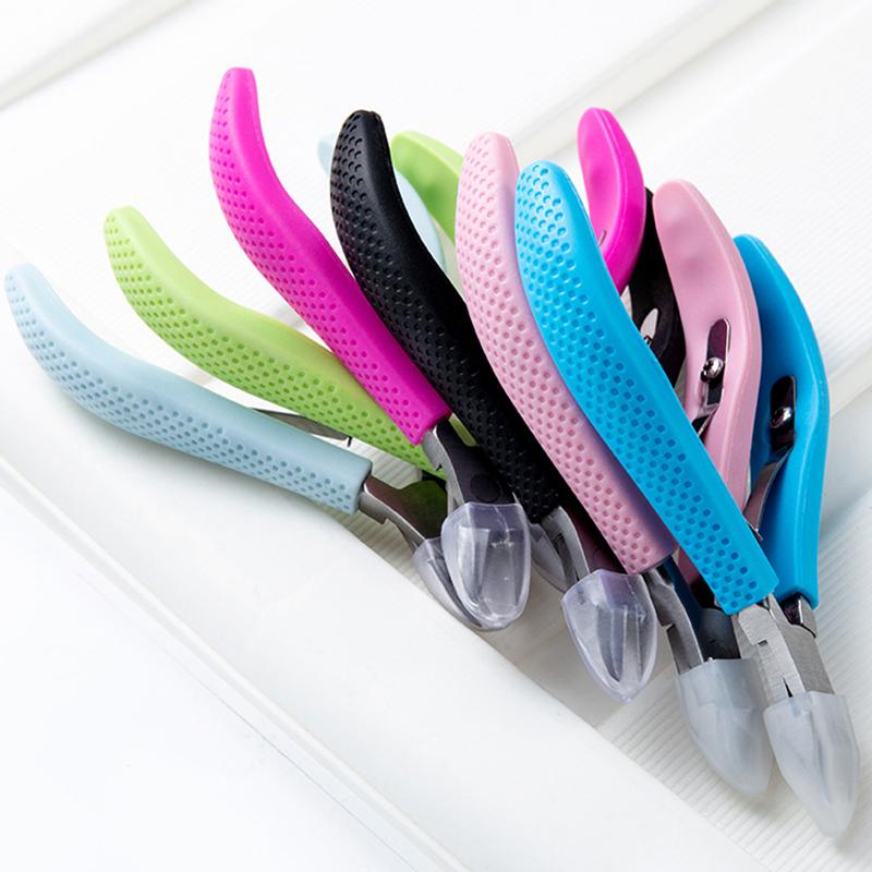 Stainless Steel Cuticle Scissors Dead Skin Remover For Nails Art Clippers Nail Scissors Manicure Curved Tip Scissor