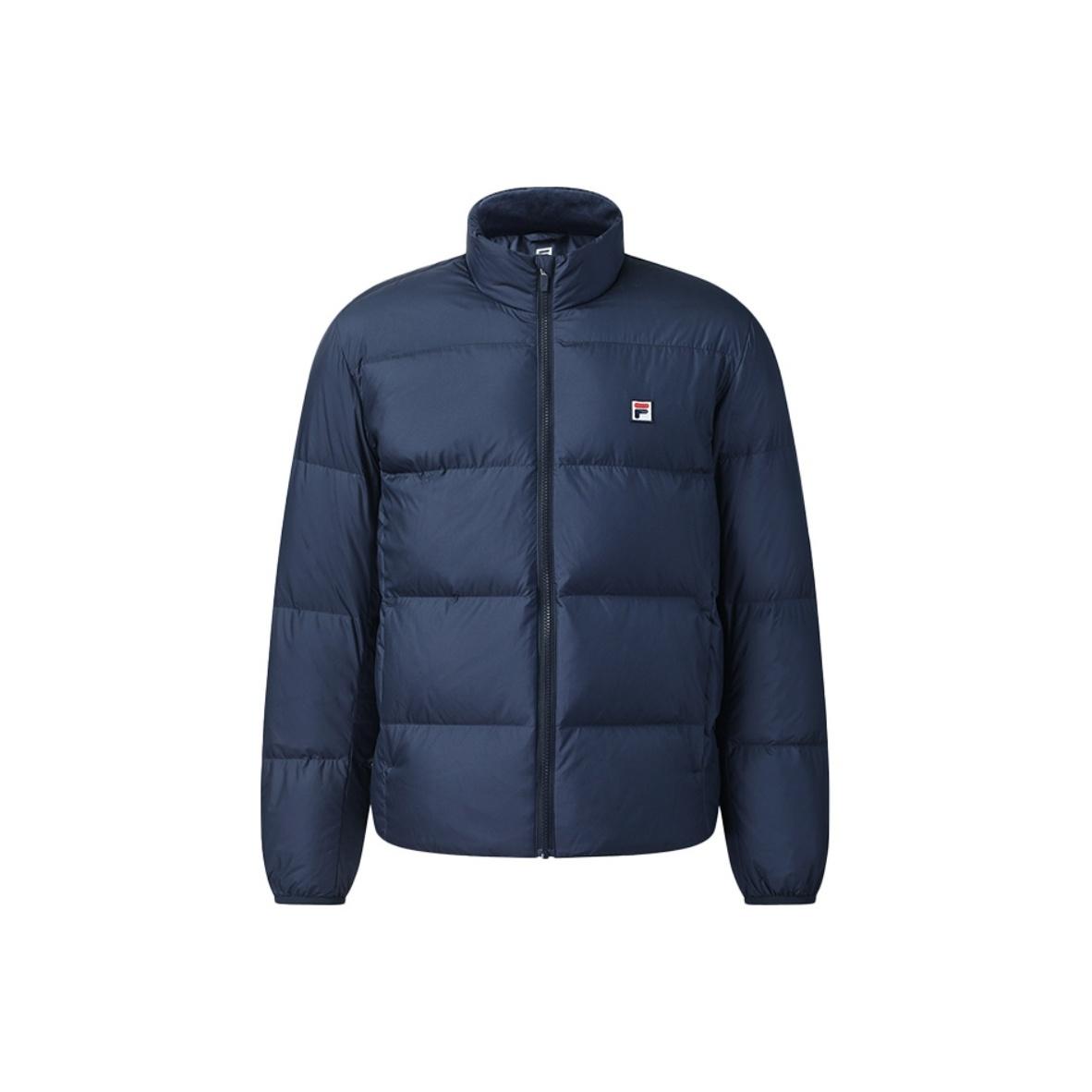 

Fila Теннис Классический Модный Теплый Повседневный Спортивный Легкий Пуховик Мужской Верхняя одежда Небесно-голубой A11M543918FBU M