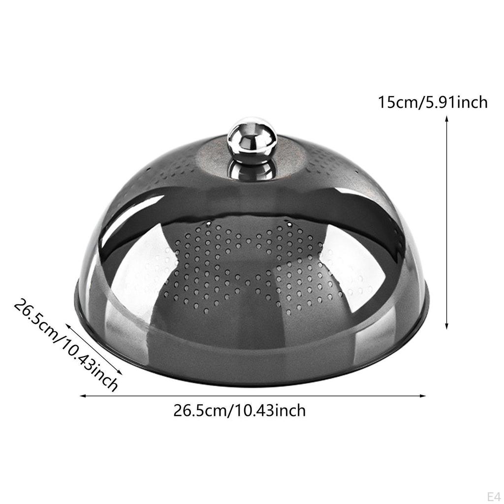 Butter Dessert Cover Food Lid Top Handle Reusable Cake Dome Plate for Outdoor Plates