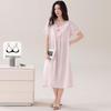 Women's Summer 2026 Cotton Lyocell Nightgown with Built-In Bra Pads, High-End Feel