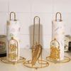 Free Standing Tree Paper Towel Holder Gold Vertical Paper Shelf Practical Tissue Stand  For Home