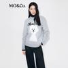 MO&Co. Wool-Blend Puppy Graphic Crewneck Sweater