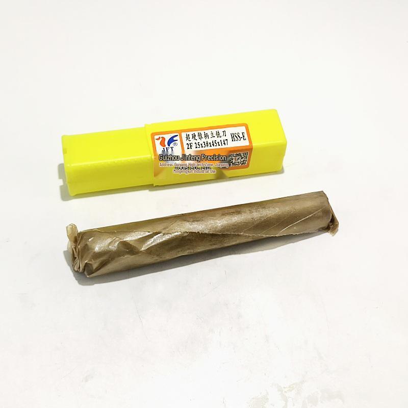 Jinfeng Dual-Flute Taper Shank Keyway Milling Cutter (Sizes: 12-50)