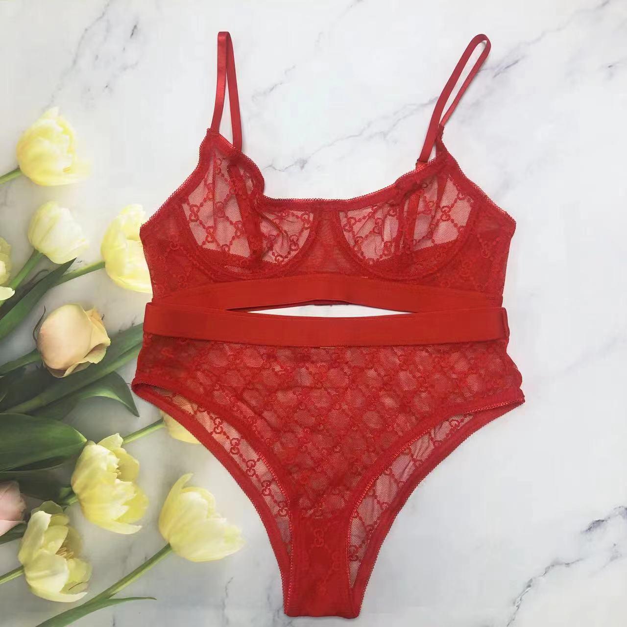 

Ультратонкая сетка и стальное кольцо Высококачественный сексуальный комплект нижнего белья