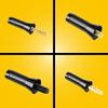 1.4in Universal Car Short Radio Antenna Carbon Fiber Black Car Roof Antenna For Ford Focus MK2 Fiesta MK4 Kuga MK1 Accessories