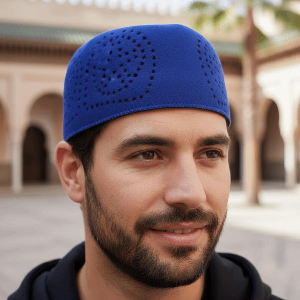 Mesh Eid Prayer Caps Elegant Turkey Fedoras Spring Summer Muslim Caps Islamic Events
