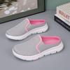 Fashion Summer Men Half Shoes Slippers Slip On Shoes Women Mesh Breathable Soft Comfortable Loafers Big Size 47 48 Zapatillas Hombre