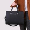 Men's Large Capacity Business Briefcase and Shoulder Messenger Bag