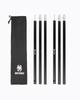 OneTigris Aluminum Pole for Setting Up Tents and Tarps, 3-section4-section Connection, 2 Pieces, Easy To Assemble, Length Adjustment, Camping Gear,