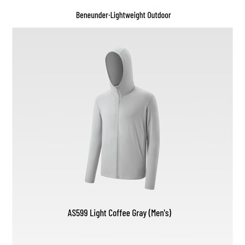 Beneunder Men's Breathable UV Protection Sun Jacket AS599