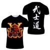 Exkluzivní design Bushido cool tričko Letní móda Muži Ležérní Osobnost Japonský samurajský vzor Tištěné streetwear Trička