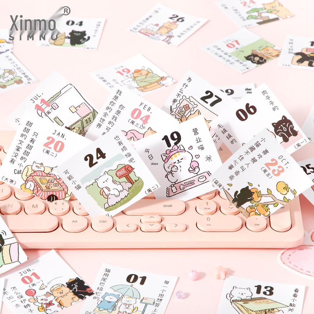 Jili Core Mo 2026 Mini Cat Calendar: Fun, Tearable, and Portable 365-Day Cartoon Calendar