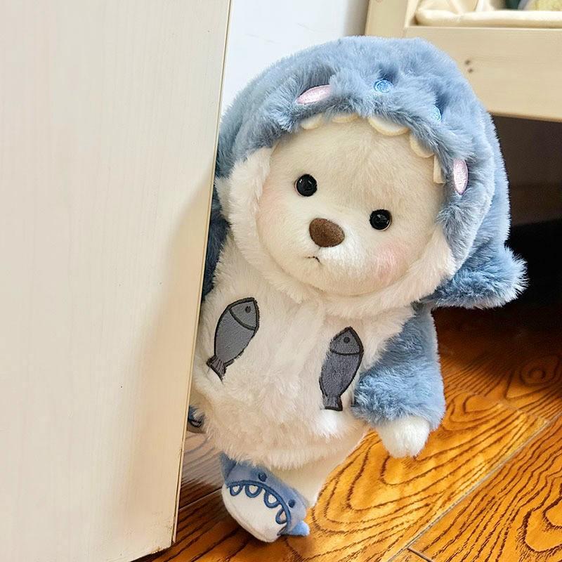 30cm Doll Clothing Soft Bear White Brown Cosplay Kawaii Toy Anime Accessories Set Cute Cartoon Friend Birthday Gift