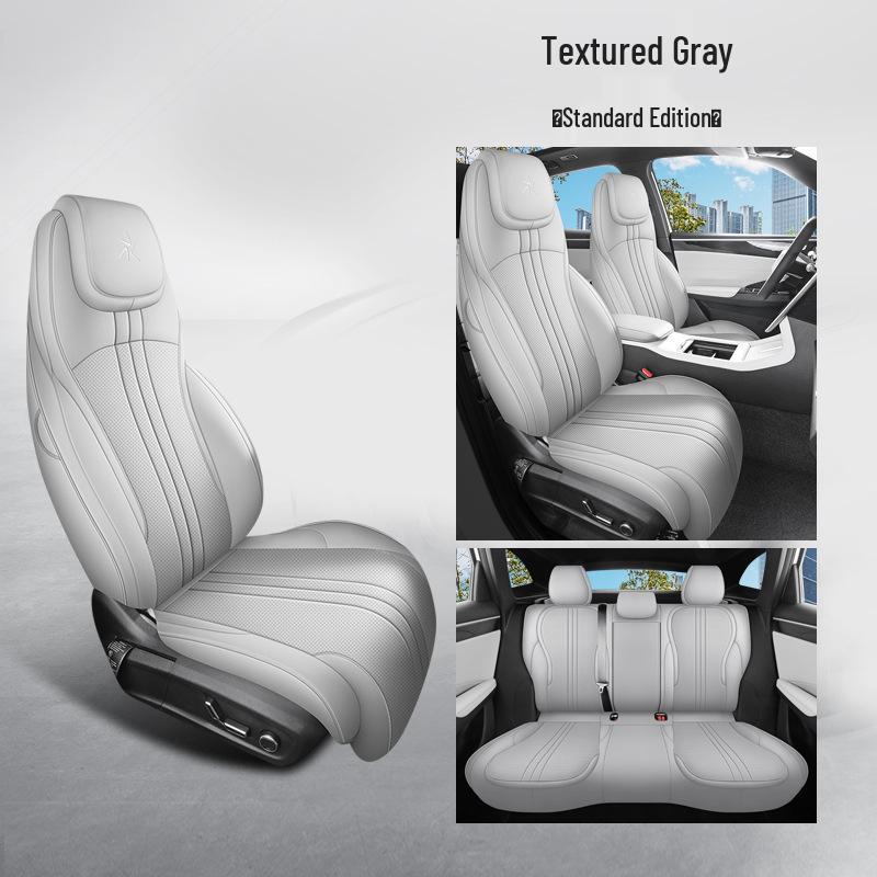 Galaxy L7 Full Leather Car Seat Cushion - Universal Four Seasons Set for Five-Seaters