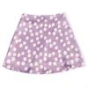Leopard Floral High Waist Zip Skirt Women's Leopard Print Floral High Waist Zip Skirt