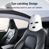Funny Internet Celebrity Car Seat Headrest Cover Mask with Personality Hat for Special Car Decor.