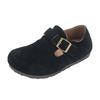 Children Flat Shoes Suede for Spring Kids  Non-slip Soft Sole  Brand New Boys Girls Leather Shoes  Retro Trendy