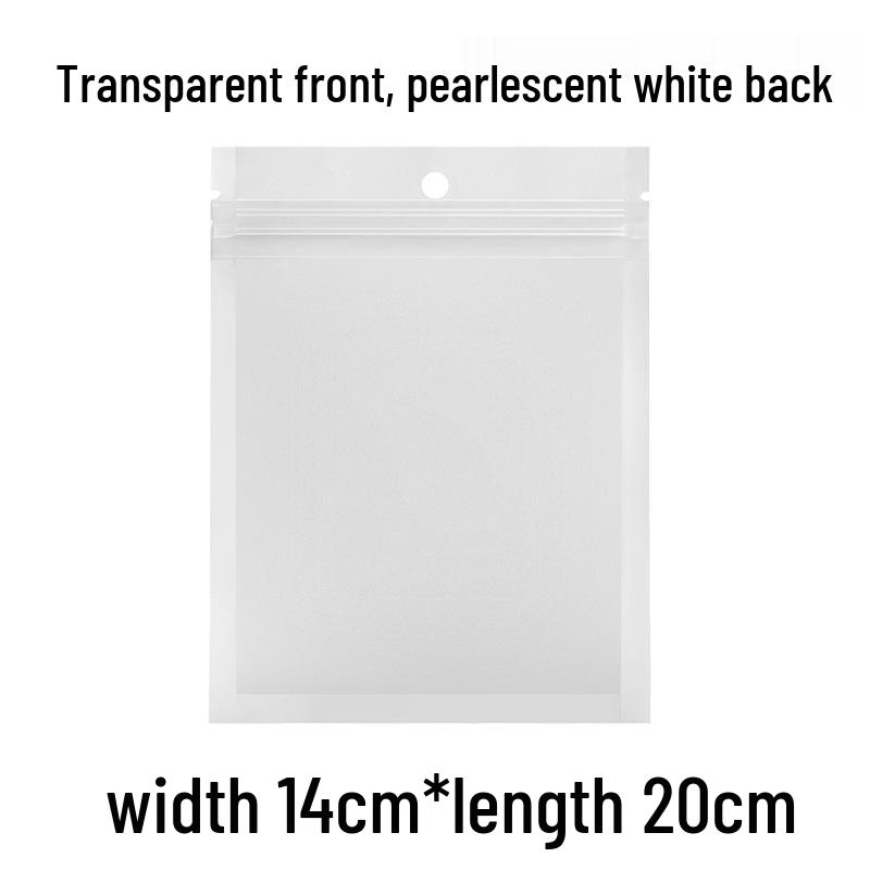 Pearlescent Yin & Yang Film Self-Sealing Bags for Jewelry Packaging