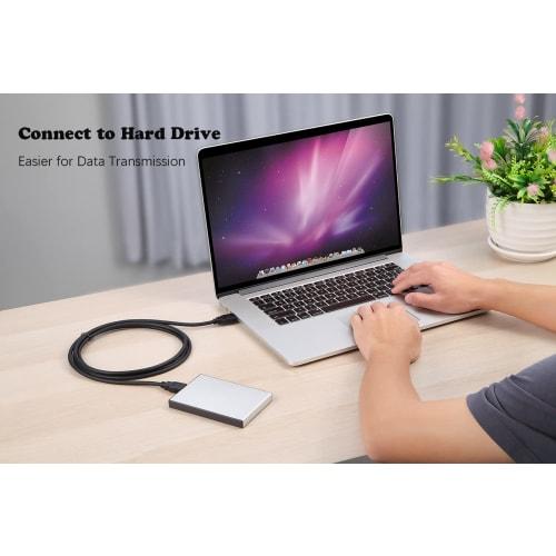 USB 3.0 Male To Male Cable 3m USB Type A To Type A XBOHJOE Male To Male USB Gold Plated Connector Compatible with HDD Enclosure, Car MP3, Radiator Etc