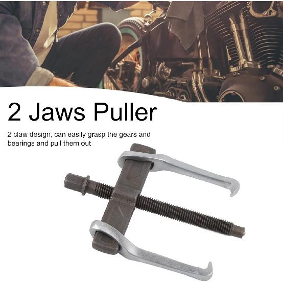 2 Jaw Puller, Adjustable Two Jaws Bearing Gear Puller Remover Removal Tool for Gears, Pulley, and Flywheel (4 Inch)