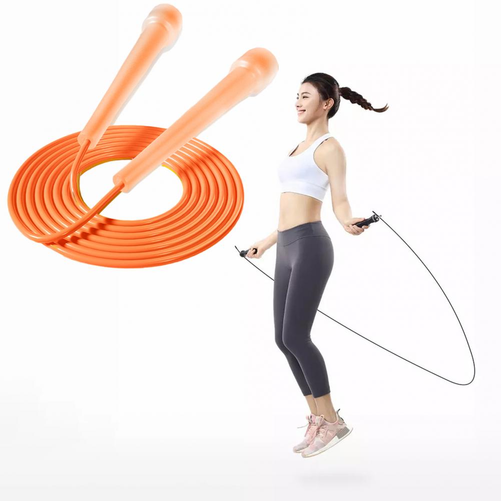 Speed Skipping Rope with Ergonomic Handle Length Adjustable Indoor Outdoor Jump Rope Weight Loss Fitness Equipment