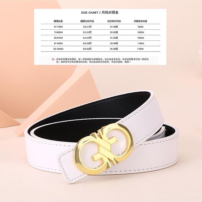 Curea de damă Jeans decorativi de damă cu curea din imitație de piele Cataramă simplă de înaltă calitate cu 8 caractere