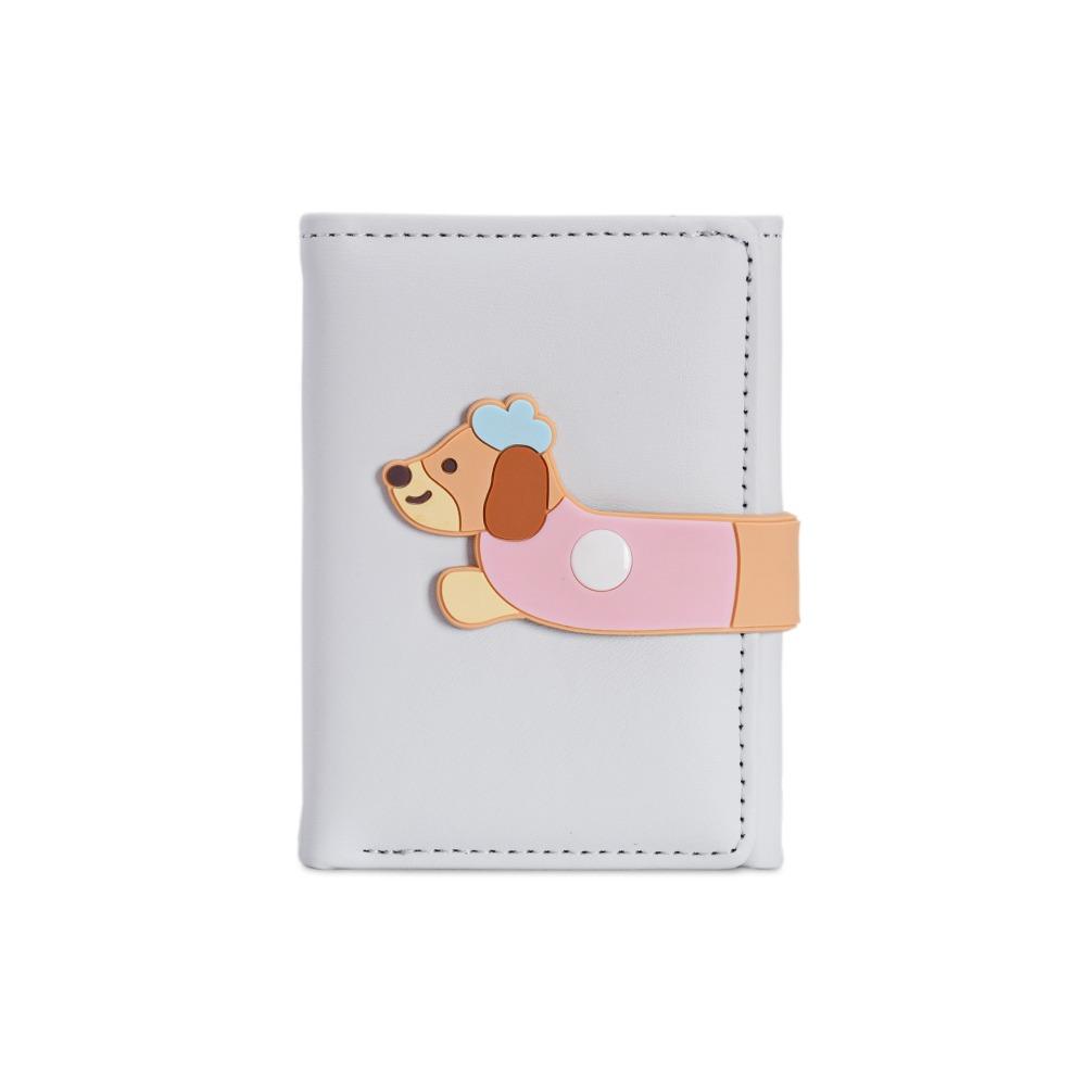 Ultra Thin Sausage Dog Wallet Korean Style Coin Pouch Casual PU Leather Card Holder  Men