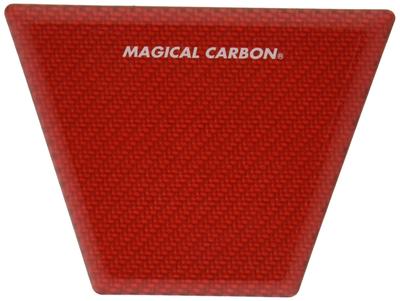 HASEPRO NRDM-1RED Magical Carbon NEO Heckmitte Akzentzierleiste, M-Form, Rot