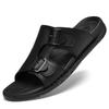 Stilvolle Sommer-Flachsandalen mit doppelter Schnalle – Leichte und vielseitige Badeschlappen