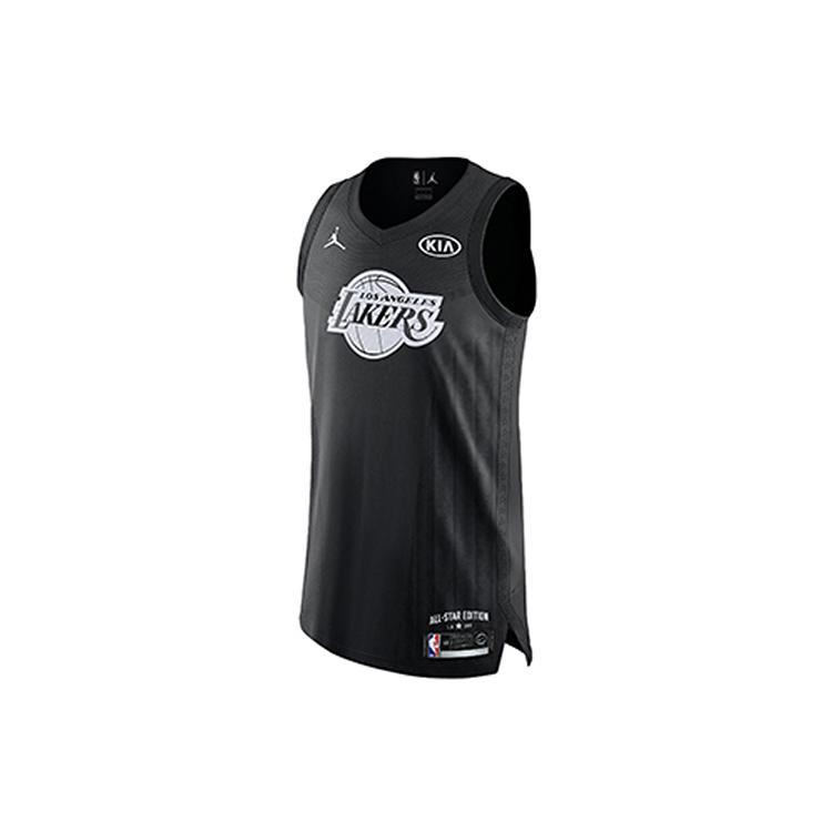 Jordan Basketball Jersey NBA Kobe Bryant All Star Edition Authentic Jersey AU Player Edition, Kobe Mens Black 928867-016 S