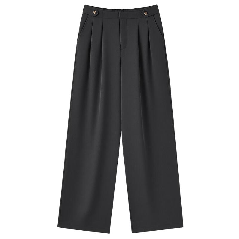 Women's High-Waist Straight-Leg Suit Pants