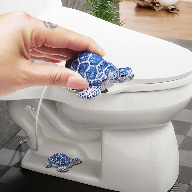 Elegant Marine Animal Formed Resin Toilet Bolt Covers For Home Improvement Enthusiasts