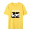 2024 Initial D Supra Tee and WoJDM Manga Print Shirt Casual Short sleeve Top Japanese Casual Sporty T-shirt